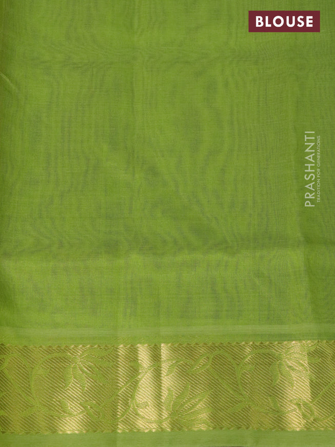 Silk cotton saree maroon and light green with allover self emboss jacquard and zari woven border