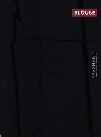 Banarasi tissue silk saree beige and black with allover zari woven brocade weaves and zari woven border