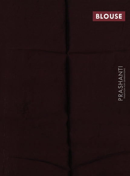 Banarasi tissue silk saree beige and coffee brown with allover zari woven brocade weaves and zari woven border