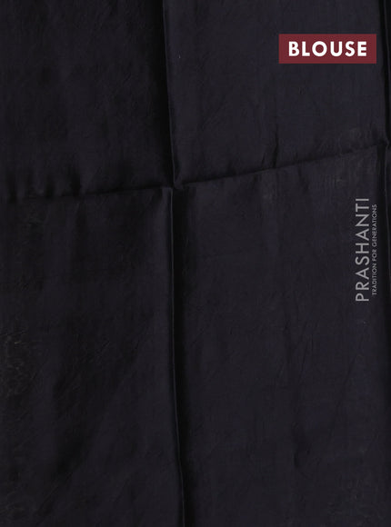 Banarasi tissue silk saree beige and black with allover zari woven brocade weaves and zari woven border