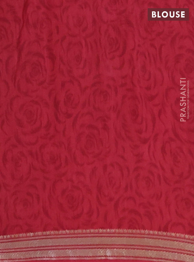 Muslin silk saree black and maroon with allover ikat prints and zari woven border