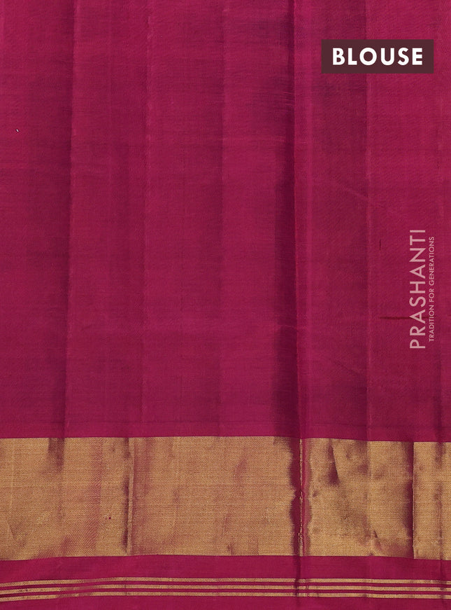 Rajkot patola silk saree green and pink with allover ikat weaves and ikat woven border