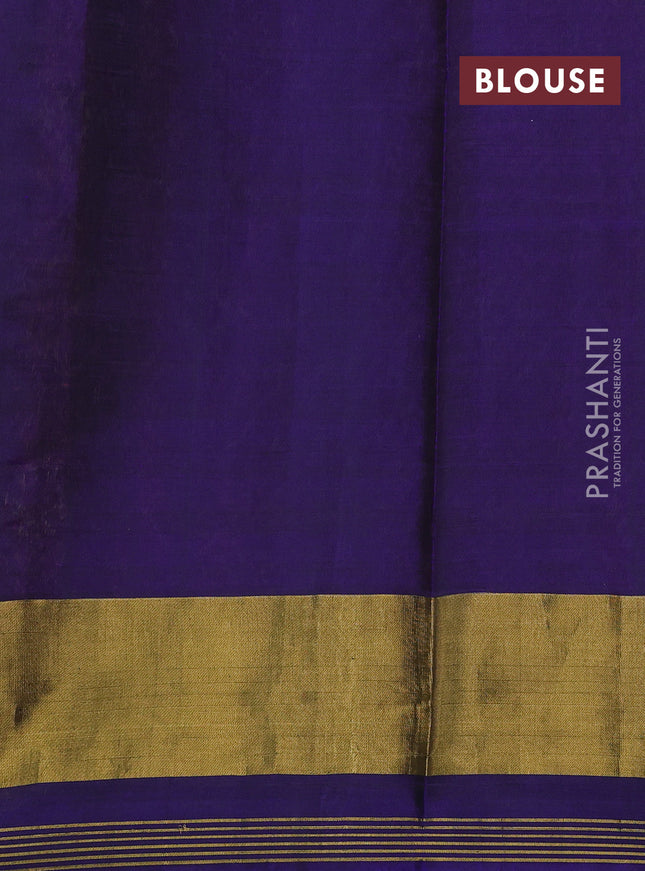 Rajkot patola silk saree pink and dark violet with allover ikat weaves and ikat woven border