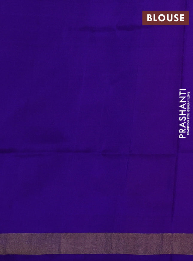 Pure uppada silk saree peach pink and violet with jamdhani buttas and jamdhani design pallu