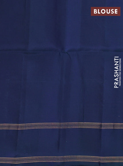 Kanchipuram soft silk saree purple and green with zari woven buttas and rettapet zari woven border