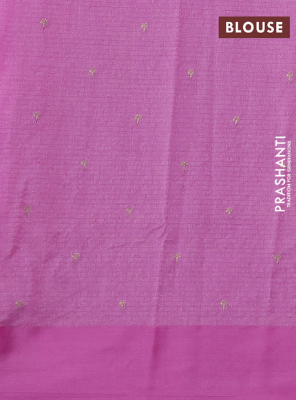 Art kota saree light pink with zari woven buttas and zari woven floral butta border