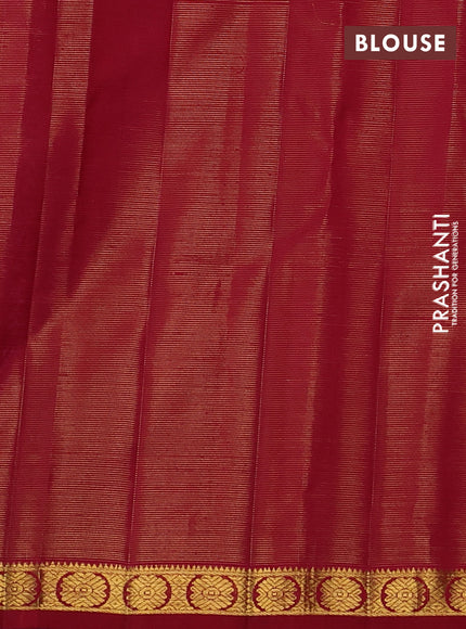 Pure kanchipuram silk saree lavender and maroon with allover vairosi pattern and zari woven border