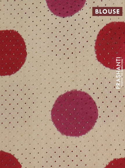 Semi chanderi saree mauve pink and beige with plain body and zari woven border