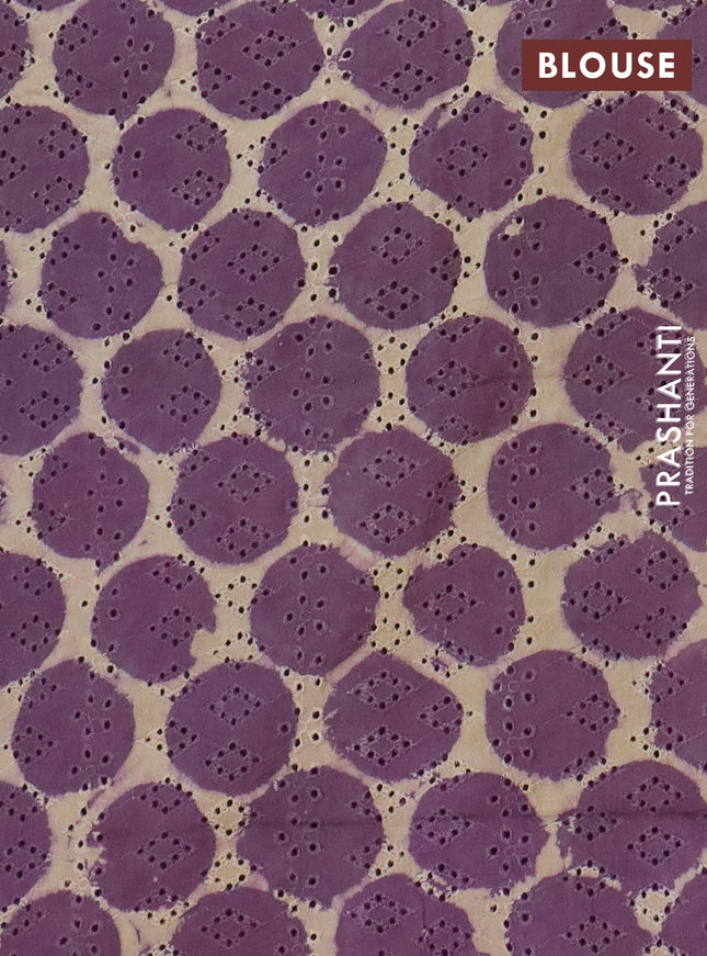 Semi chanderi saree wine shade and beige with plain body and zari woven border