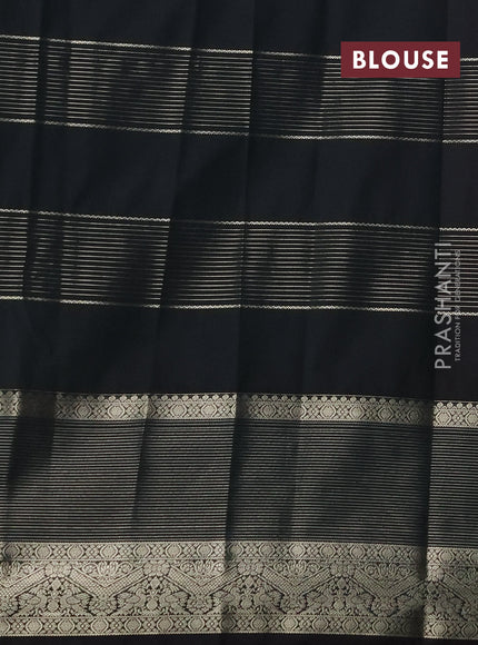 Semi kanchipuram silk saree dual shade of pink and coffee brown with allover zari weaves & buttas and long zari woven korvai border