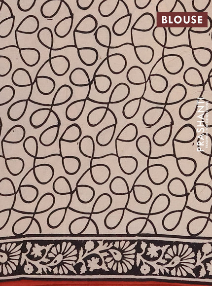Kota doria saree maroon and black with allover prints and printed border