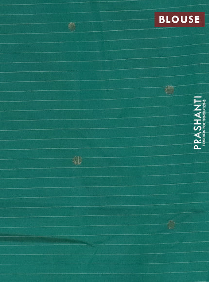 Jamdhani cotton saree pista green and green with allover checked pattern and floral design jamdhani pallu