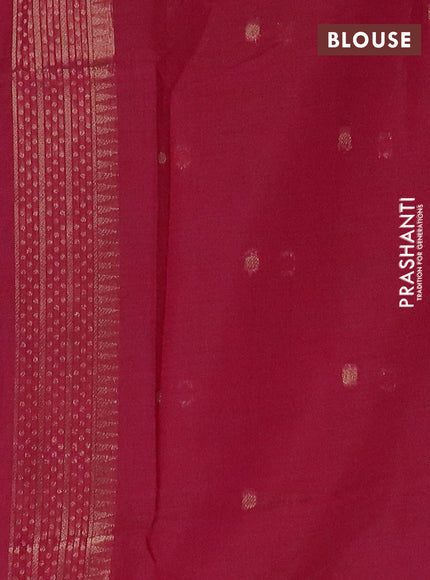 Jamdhani cotton saree lavender and pink with thread & zari woven buttas and jamdhani pallu