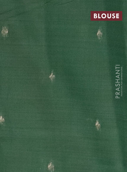 Jamdhani cotton saree pista green and green with thread & zari woven buttas and pichwai pallu