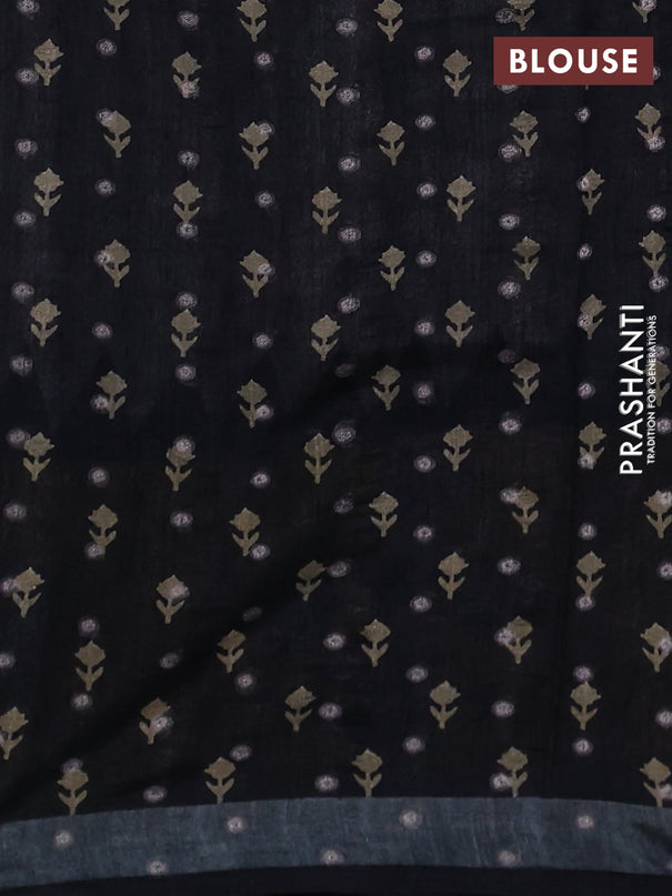 Matka tussar saree beige and mustard yellow with allover thread buttas & butta prints and long temple design printed border