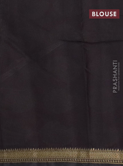 Semi maheswari cotton saree maroon with allover zigzag prints and zari woven border