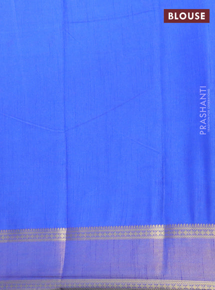Purple semi tussar saree with matching Neck piece
