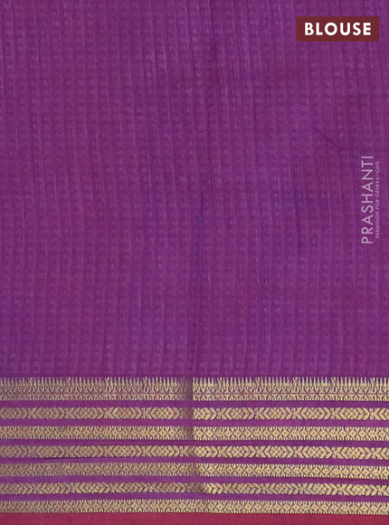 Pink semi tussar saree with matching Neck piece