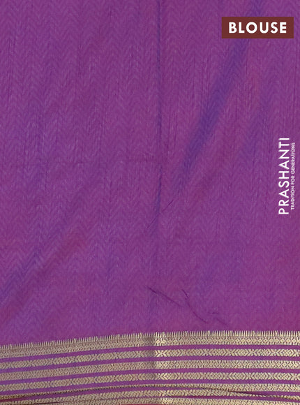 Pink semi tussar saree with matching Neck piece