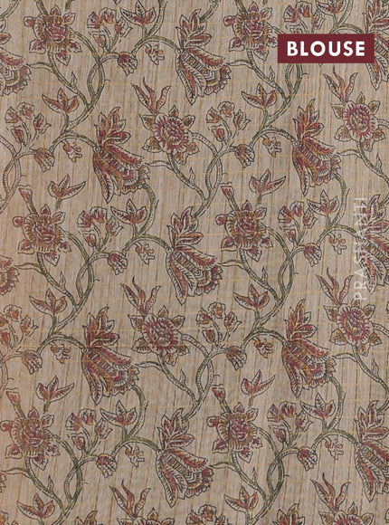 Art chanderi saree mustard yellow and beige with allover checked pattern and printed border