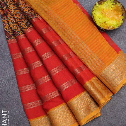 Collection image for: Semi Crepe Sarees - Panel Prints