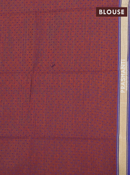 Chettinad cotton saree teal green and pink with thread woven buttas and thread woven border