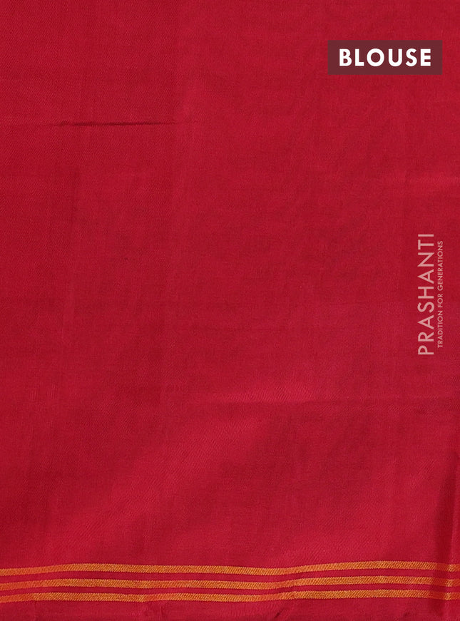 Rajkot patola silk saree green and maroon with allover patola weaves and ikat woven border