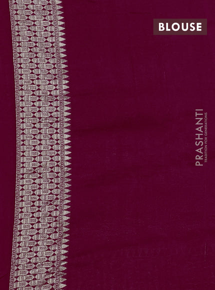 Banarasi raw silk saree pink with allover mina weaves and zari woven border
