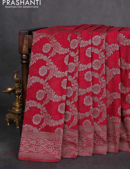 Collection image for: Banarasi Semi Crepe Sarees