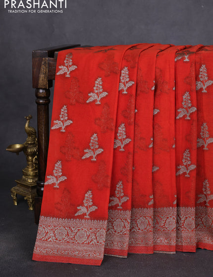 Collection image for: Banarasi Semi Crepe Sarees