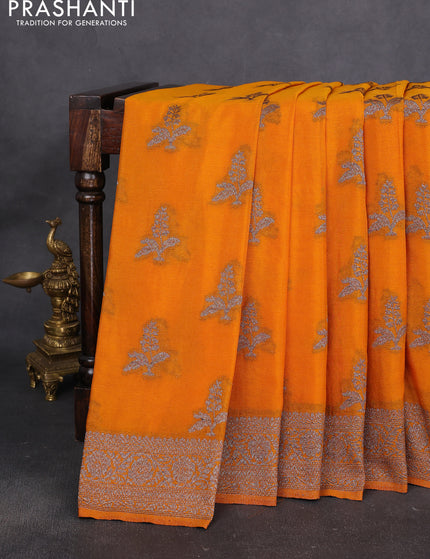 Collection image for: Banarasi Semi Crepe Sarees