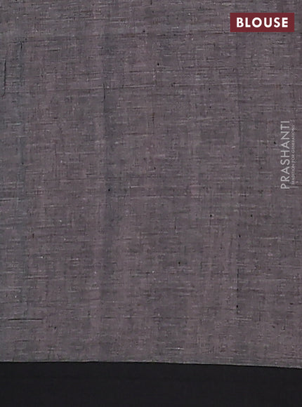 Bengal soft cotton saree grey and maroon with allover butta weaves and simple border