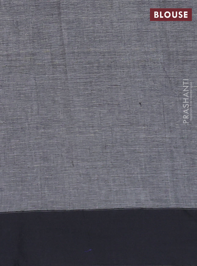 Bengal soft cotton saree gery and maroon with allover weaves and simple border