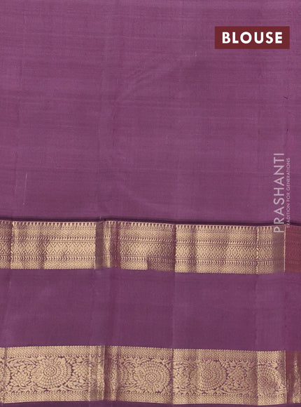 Pure kanchipuram silk saree light pink and pastel pink with zari woven buttas and long rettapet zari woven border