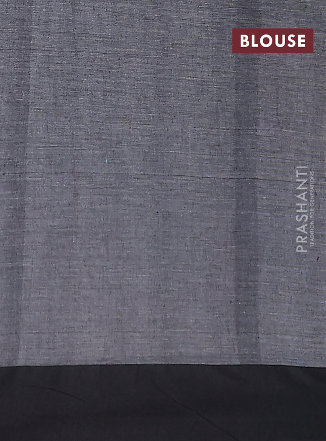 Bengal soft cotton saree sandal and grey with allover weaves and simple border