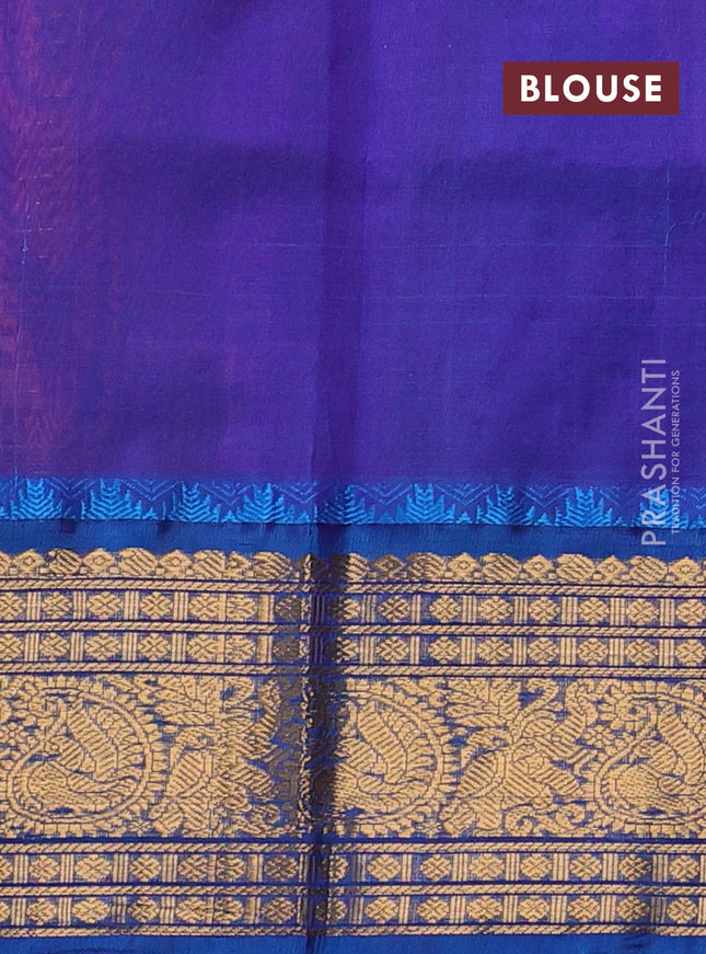 Kuppadam silk cotton saree peach pink and cs blue with allover zari checked pattern and zari woven border