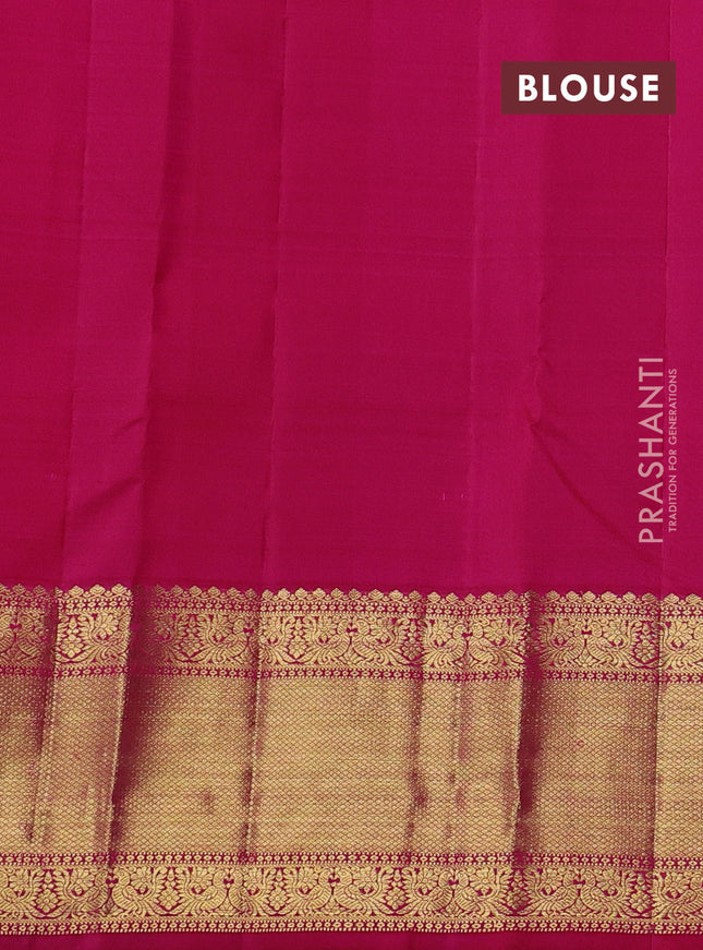 Pure kanchipuram silk saree pink with zari woven buttas and zari woven border