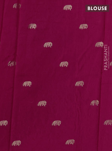 Pink Semi Tussar Saree - Embroidery