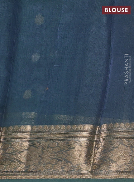 Pastel Purple Banarasi Tissue Silk Saree - Ombre