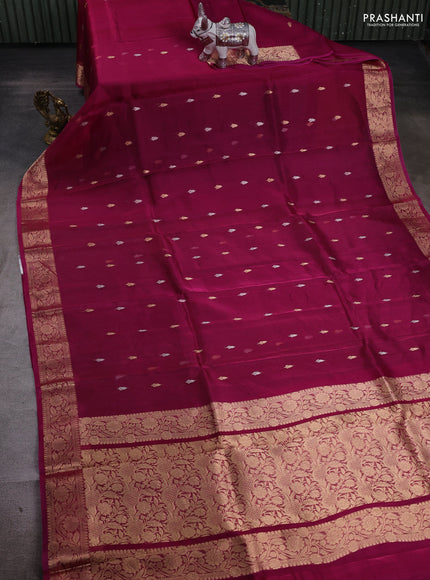 Pink Banarasi Tissue Silk Saree