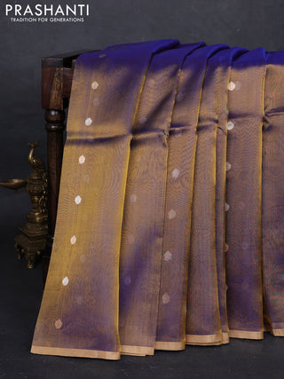 Blue Banarasi Tissue Silk Saree