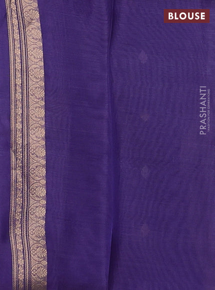 Lavender Banarasi Tissue Silk Saree