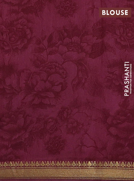 Mustard Yellow & Mauve Pink Muslin Silk - Prints