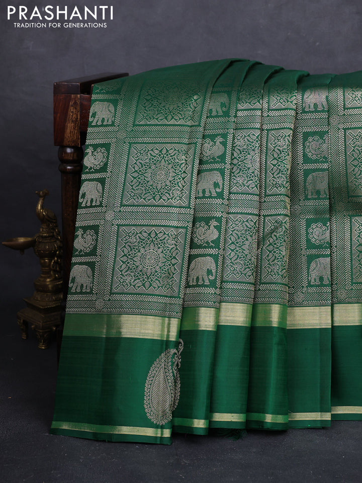 Green Pure Kanchipuram Silk Saree