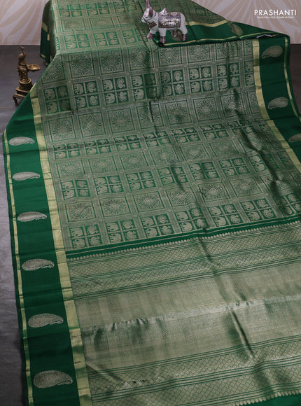 Green Pure Kanchipuram Silk Saree