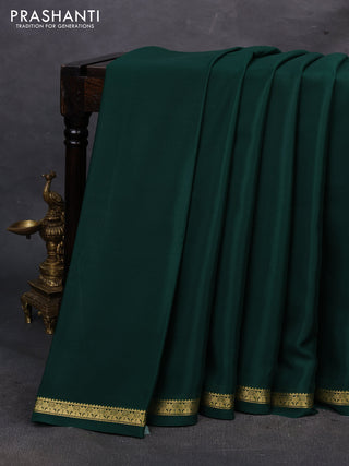 Green Pure Mysore Silk Saree