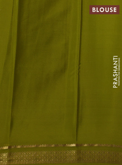 Green Pure Mysore Silk Saree