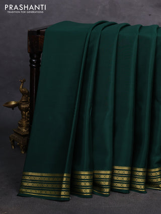 Green Pure Mysore Silk Saree