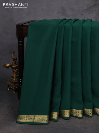 Green Pure Mysore Silk Saree