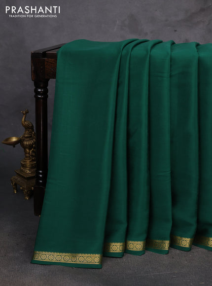 Green Pure Mysore Silk Saree